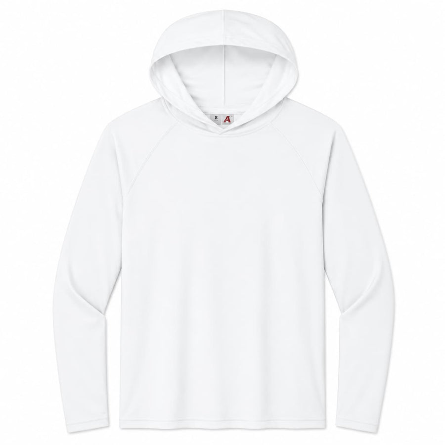 Custom A4 Cooling Long Sleeve Hooded Tee