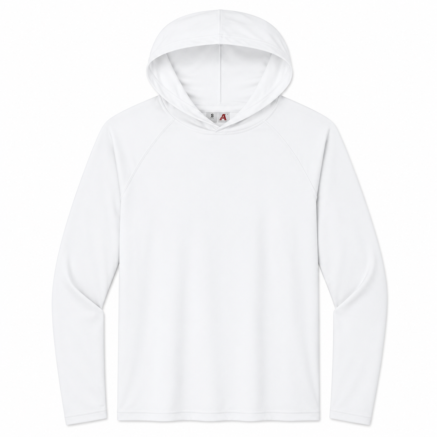 Custom A4 Cooling Performance Long Sleeve Hooded Tee