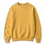 Custom BELLA+CANVAS Unisex Sponge Fleece Raglan Crewneck Sweatshirt