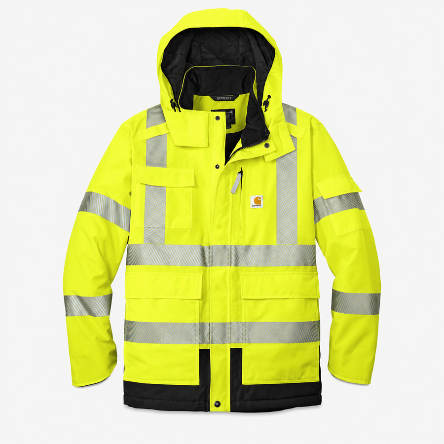 Custom Carhartt® ANSI 107 Class 3 Waterproof Heavyweight Insulated Jacket