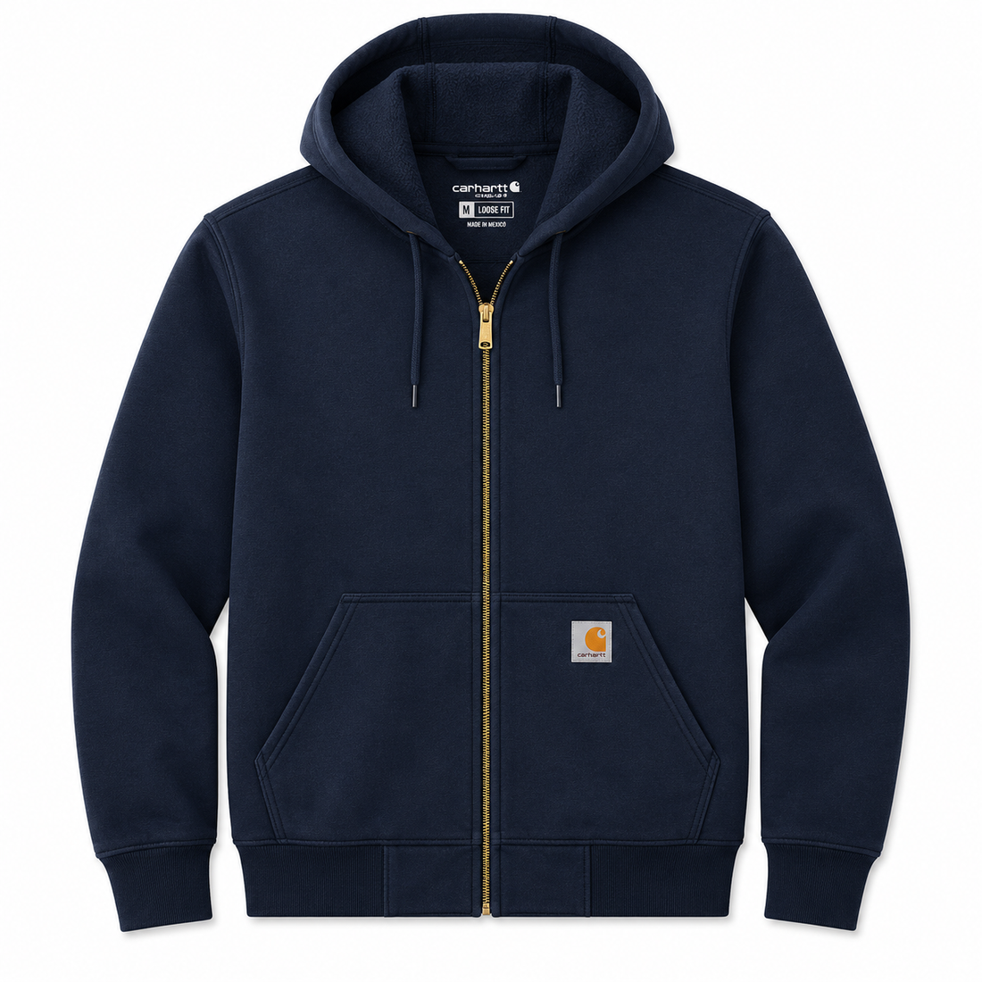 Custom Carhartt Midweight Hooded Zip-Front Sweatshirt