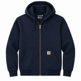 Custom Carhartt Midweight Hooded Zip-Front Sweatshirt