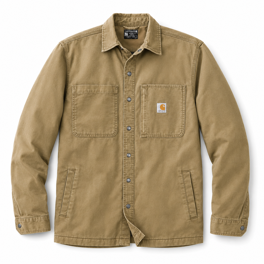 Custom Carhartt Rugged Flex Fleece-Lined Shirt Jac