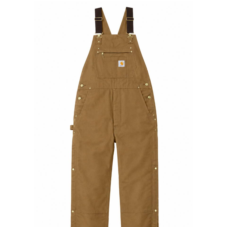 Custom Carhartt® Short Firm Duck Insulated Bib Overalls