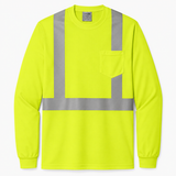 Custom CornerStone® ANSI 107 Class 2 Mesh Long Sleeve Tee