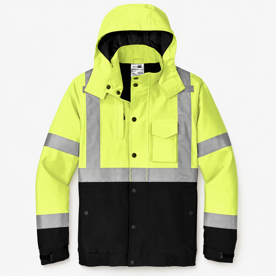 Custom CornerStone® ANSI 107 Class 3 Waterproof Insulated Ripstop Bomber Jacket
