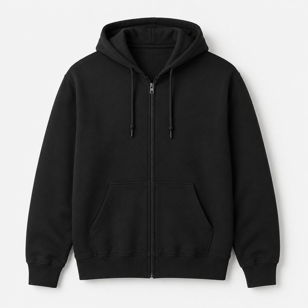 Custom Printed Zip-Up Hoodie | Full-Zip Sweatshirt