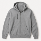 Custom Printed Zip-Up Hoodie | Full-Zip Sweatshirt
