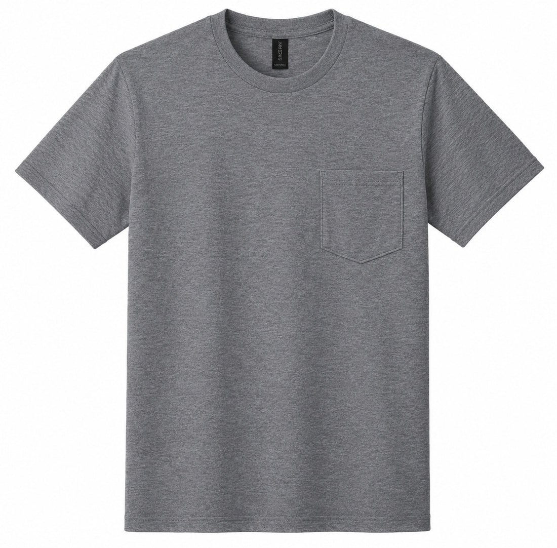 Custom Gildan DryBlend Pocket T-Shirt