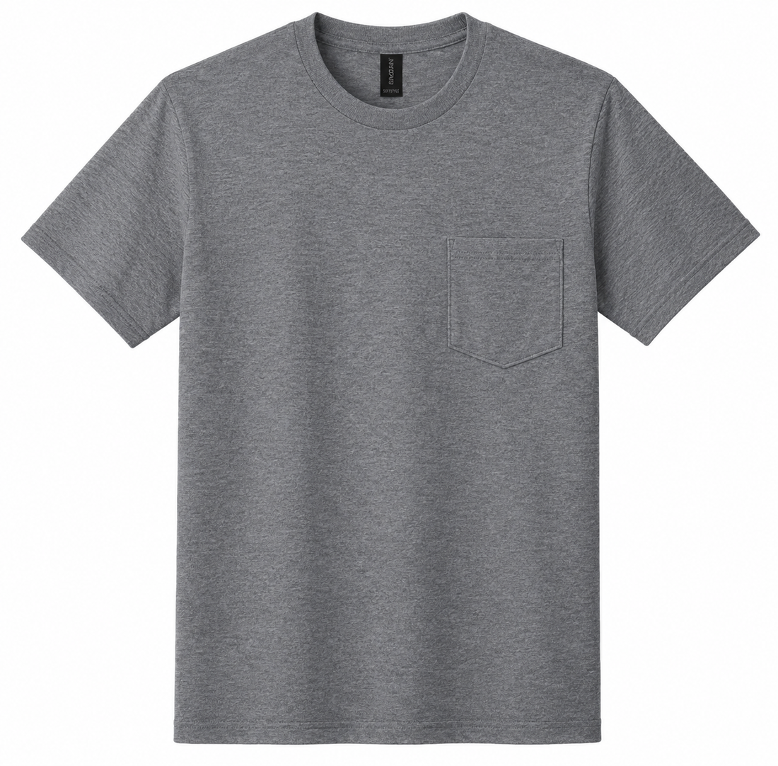 Custom Gildan DryBlend Pocket T-Shirt