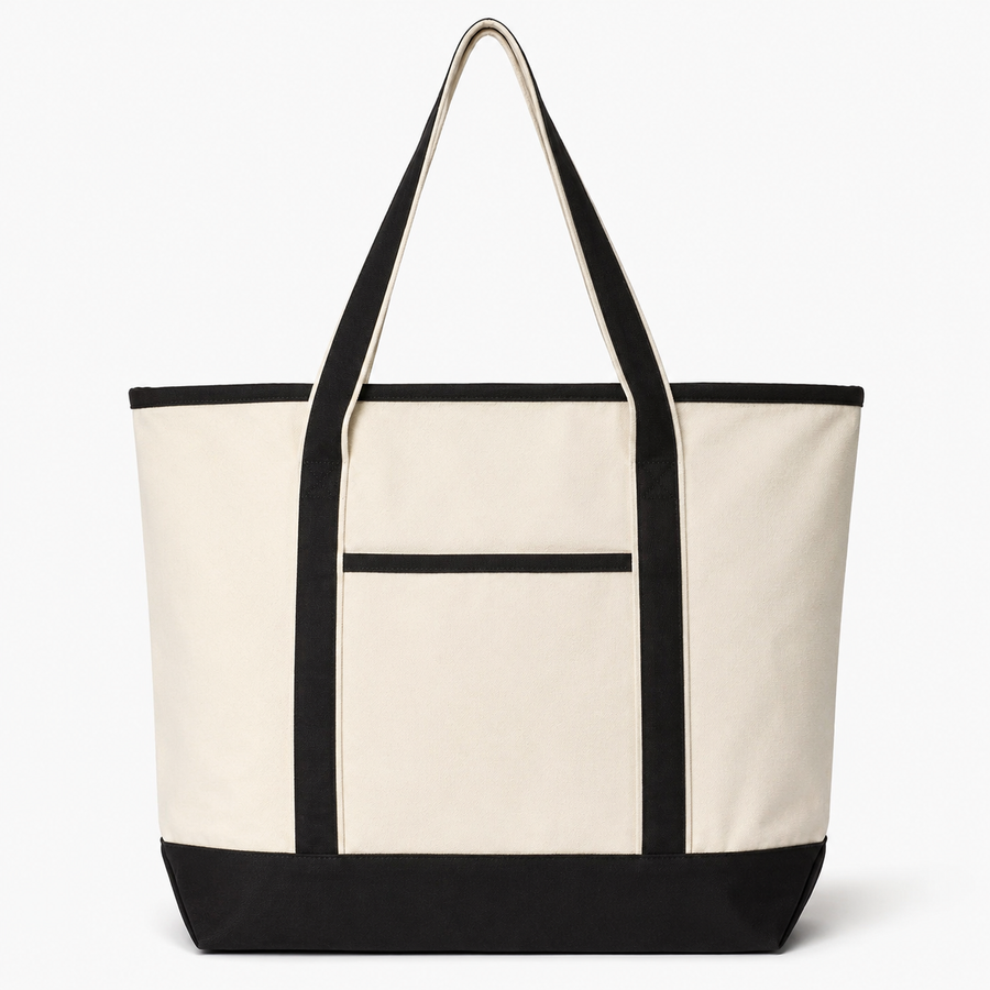 Custom 34.6L Large Canvas Deluxe Tote