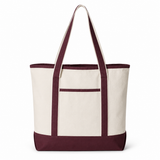 Custom 34.6L Large Canvas Deluxe Tote