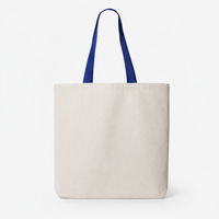Custom  Tote with Contrast-Color Handles  | Premium Black