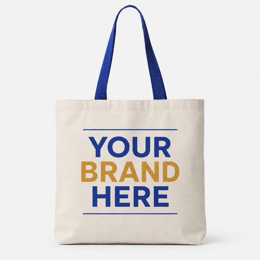 Custom Tote with Contrast-Color Handles.
