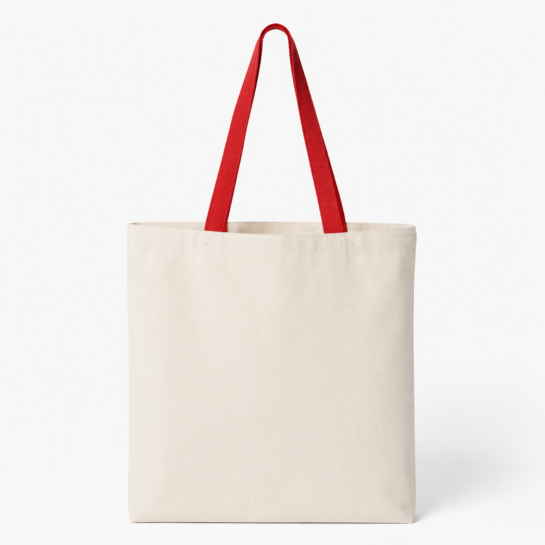 Custom  Tote with Contrast-Color Handles  | Premium Black