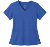 Custom Wink Women's Premiere Flex Mock Wrap Scrub Top