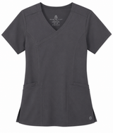 Custom Wink Women's Premiere Flex Mock Wrap Scrub Top