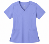 Custom Wink Women's Premiere Flex Mock Wrap Scrub Top
