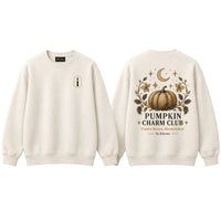 Pumpkin Charm Club Premium Crewneck | After Dark