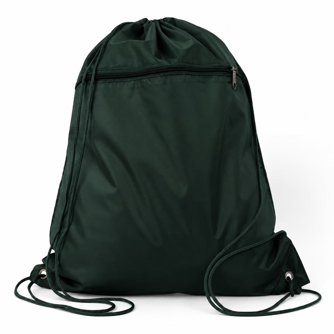 Custom Q-Tees Polyester Drawstring Backpack