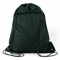 Custom Q-Tees Polyester Drawstring Backpack