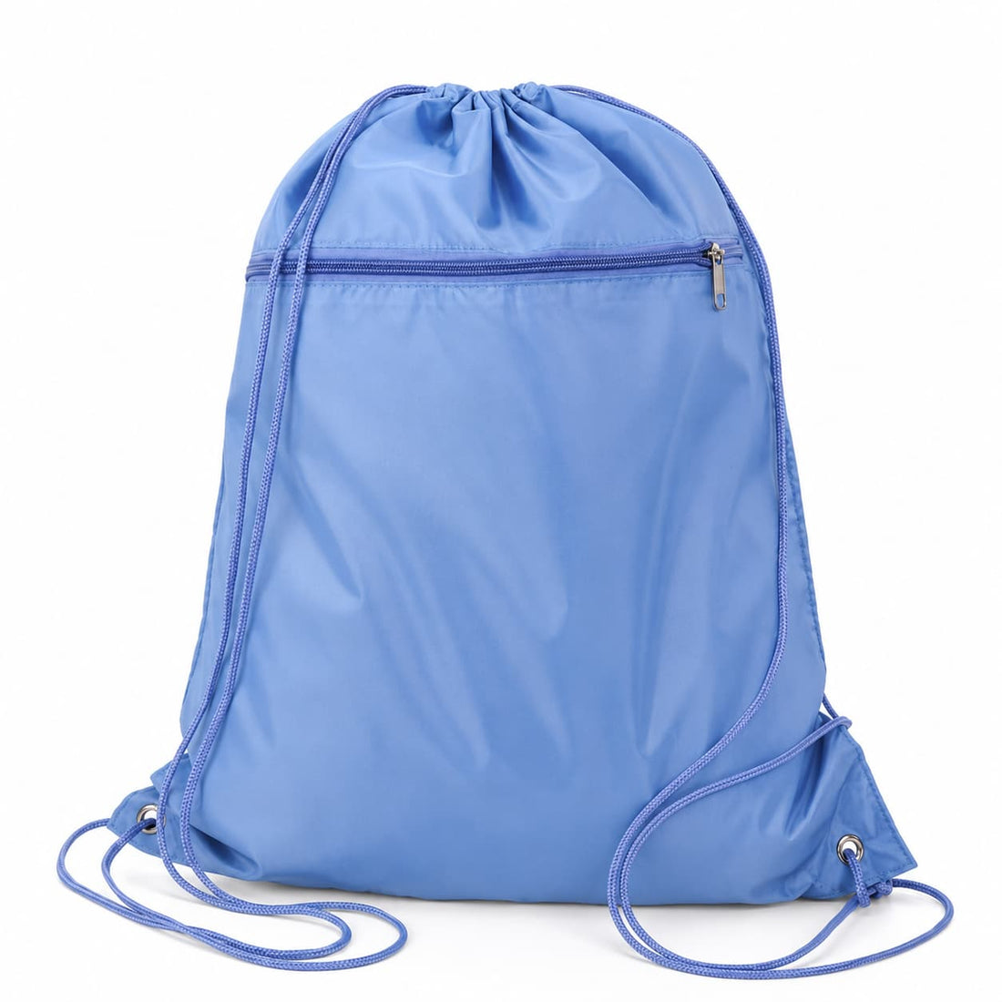 Custom Q-Tees Polyester Drawstring Backpack