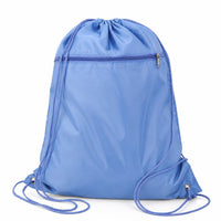 Custom Q-Tees Polyester Drawstring Backpack