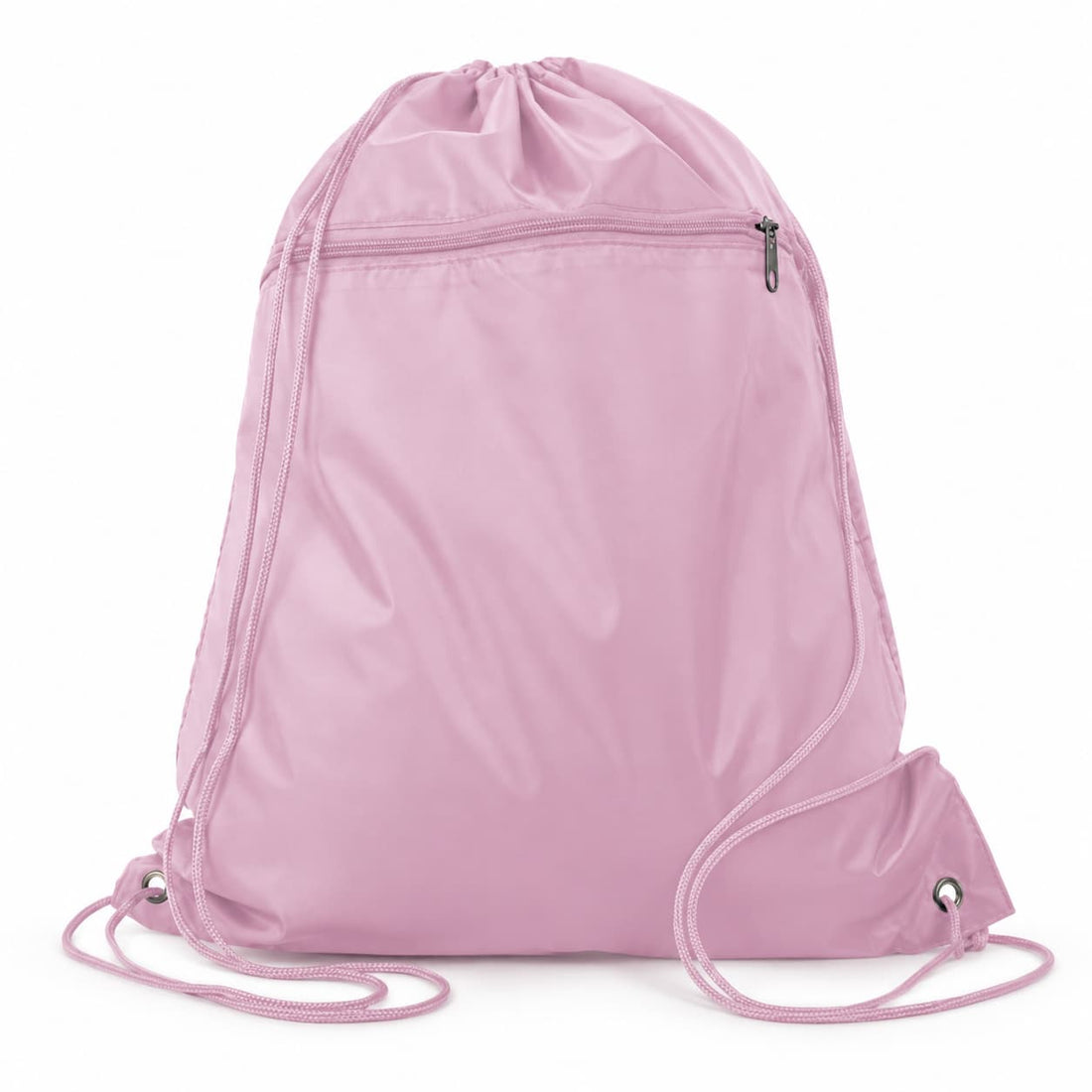Custom Q-Tees Polyester Drawstring Backpack