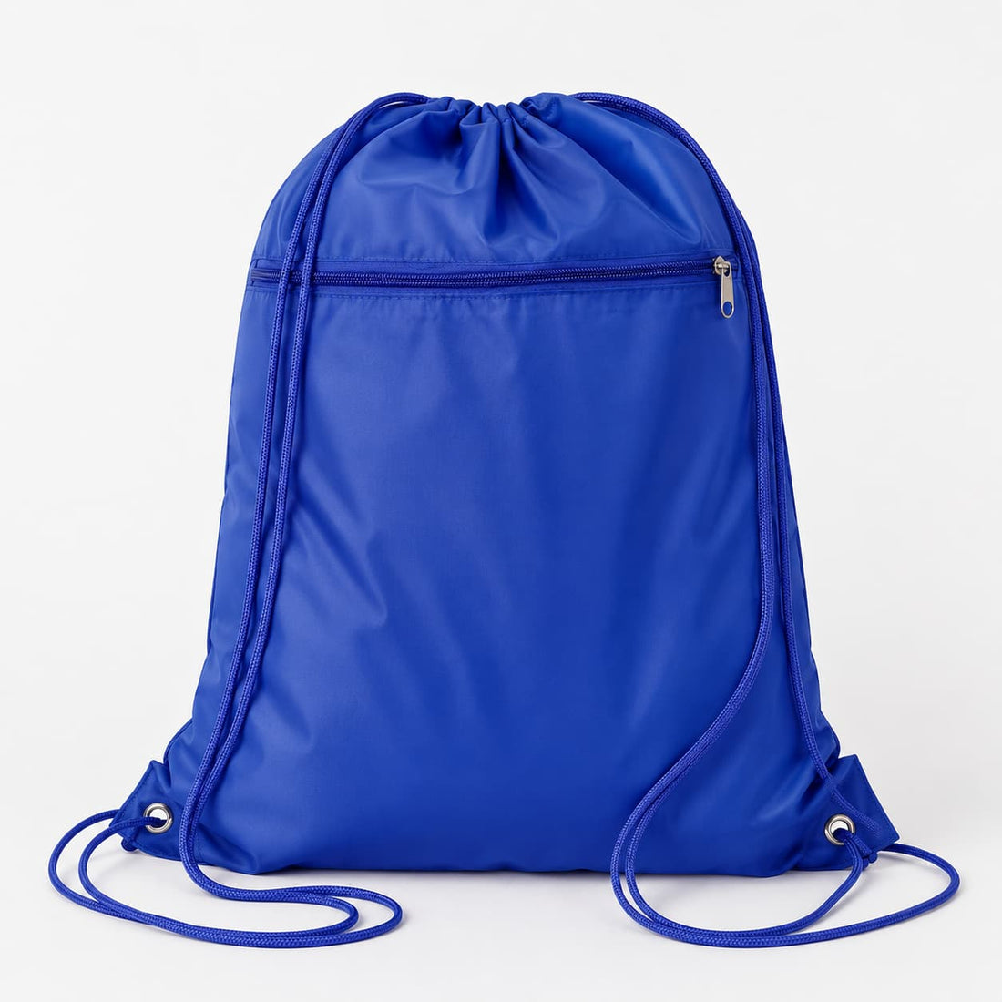 Custom Q-Tees Polyester Drawstring Backpack