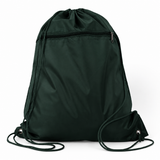 Custom Q-Tees Polyester Drawstring Backpack
