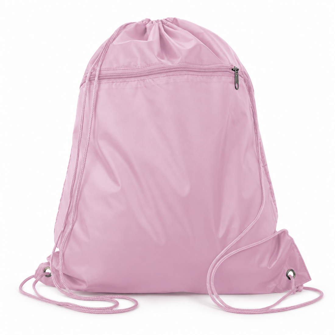 Custom Q-Tees Polyester Drawstring Backpack