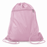 Custom Q-Tees Polyester Drawstring Backpack
