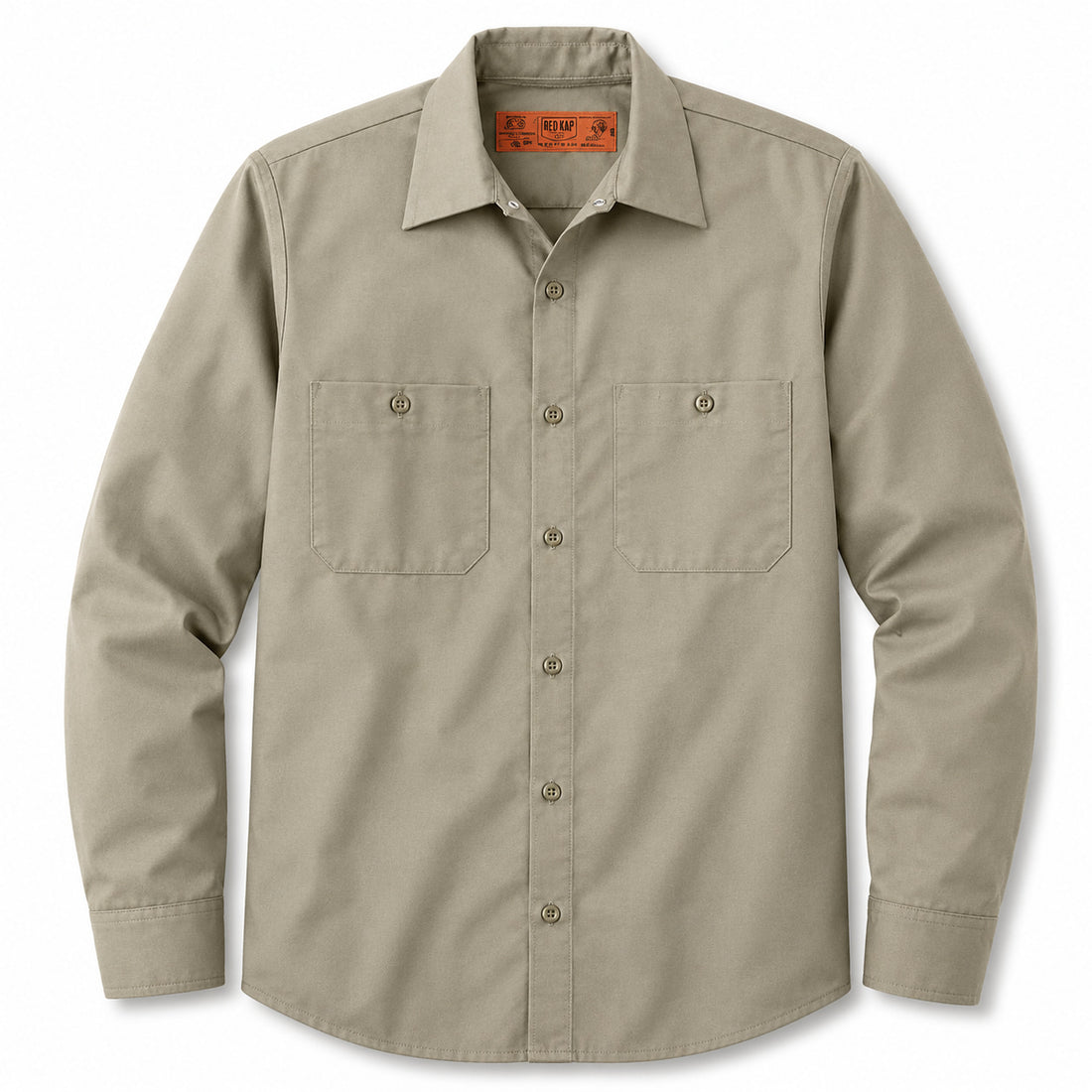 Custom Red Kap Long Sleeve Industrial  Shirt