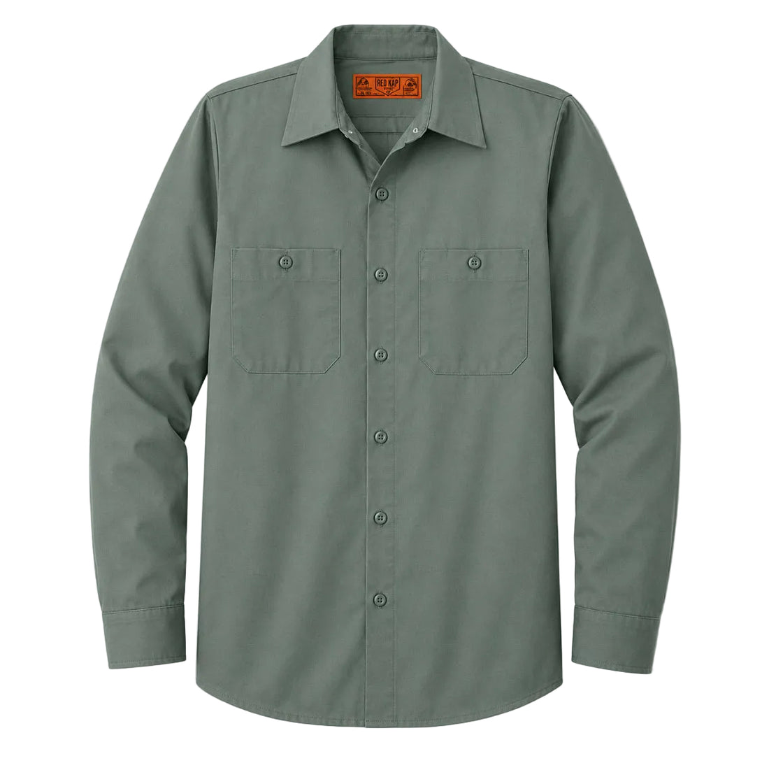 Custom Red Kap Long Sleeve Industrial  Shirt