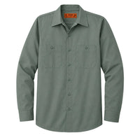 Custom Red Kap Long Sleeve Industrial  Shirt
