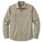 Custom Red Kap Long Sleeve Industrial Work Shirt