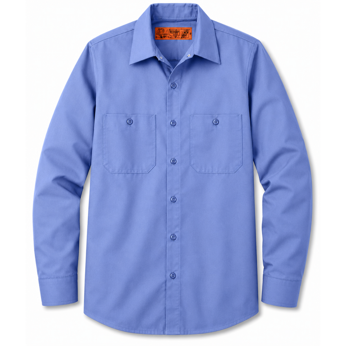 Custom Red Kap Long Sleeve Industrial Work Shirt