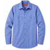Custom Red Kap Long Sleeve Industrial Work Shirt