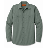 Custom Red Kap Long Sleeve Industrial Work Shirt