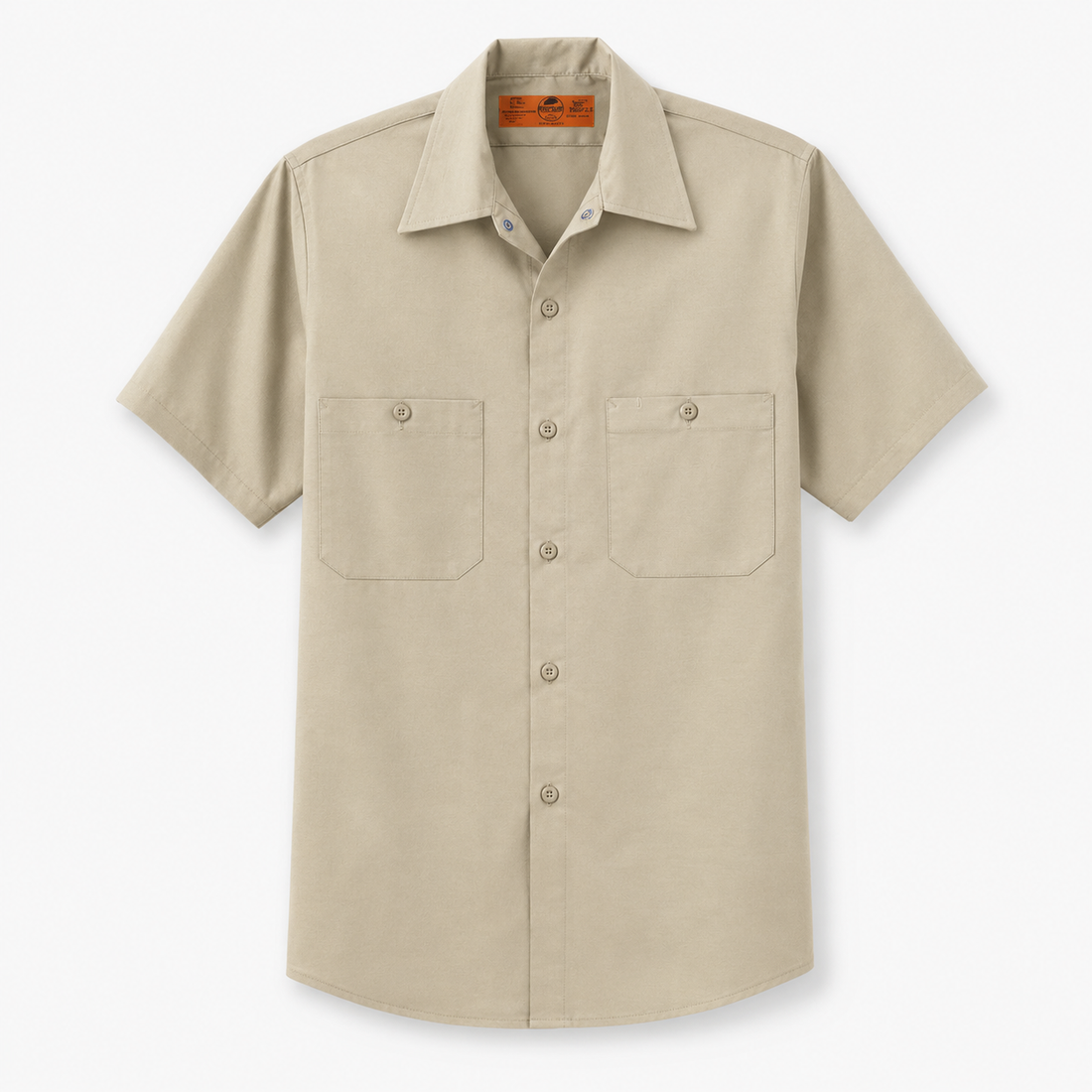 Custom Red Kap Short Sleeve Industrial Work Shirt