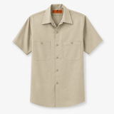Custom Red Kap Short Sleeve Industrial Work Shirt