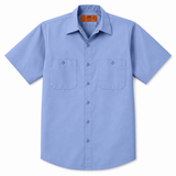 Custom Red Kap Short Sleeve Industrial Work Shirt