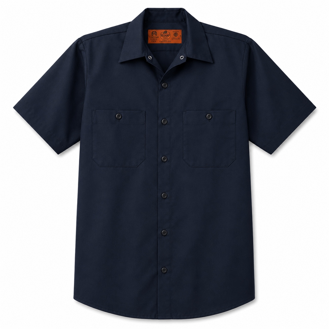 Custom Red Kap Short Sleeve Industrial Work Shirt