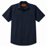 Custom Red Kap Short Sleeve Industrial Work Shirt