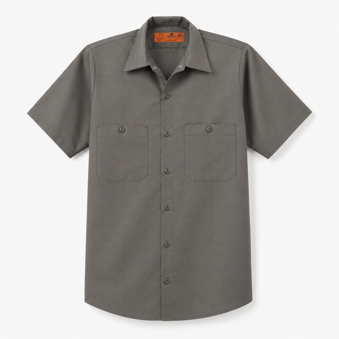 Custom Red Kap Short Sleeve Industrial Work Shirt