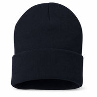 Custom Sportman. 12" Solid Cuffed Beanie