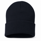 Custom Sportsman 12" Solid Cuffed Beanie
