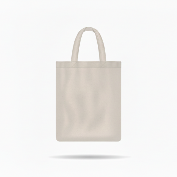 Custom Printed Zipper Tote Bag | Premium Black