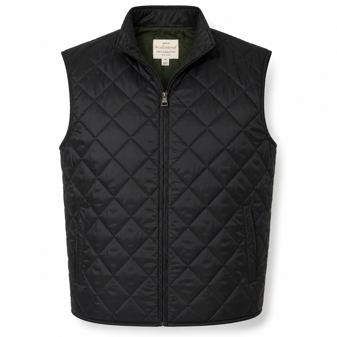 Custom Weatherproof Unisex Vintage Diamond Quilted Vest
