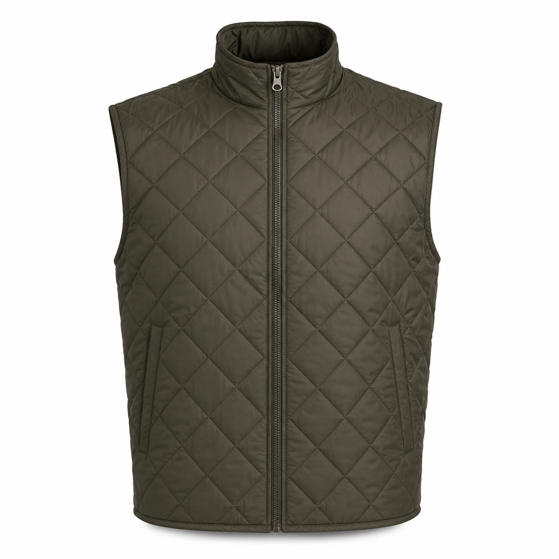 Custom Weatherproof Unisex Vintage Diamond Quilted Vest